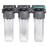 Ecosoft trojité pouzdro filtrů 1“ SX na studenou vodu s příslušenstvím Ecosoft trojité pouzdro filtrů 1“ SX na studenou vodu s příslušenstvím